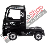 Camion Elettrico per Bambini Truck Mercedes ACTROS 12V Porte Apribili colore Nero