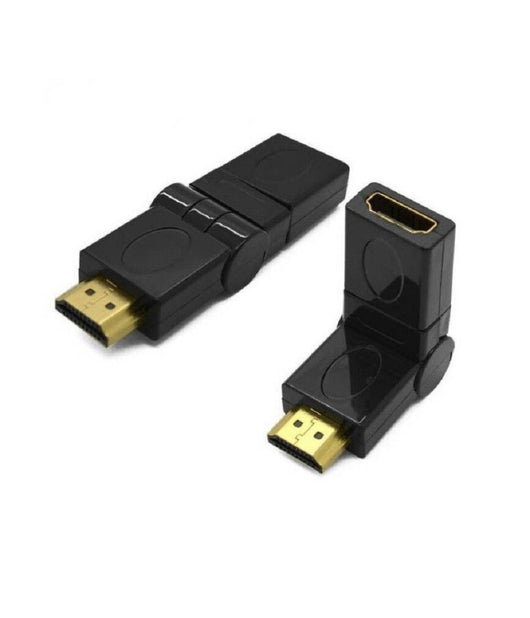 Adattatore Connettore Da Hdmi Maschio A Hdmi Femmina 360° Gomito Girevole Hdmf-360         