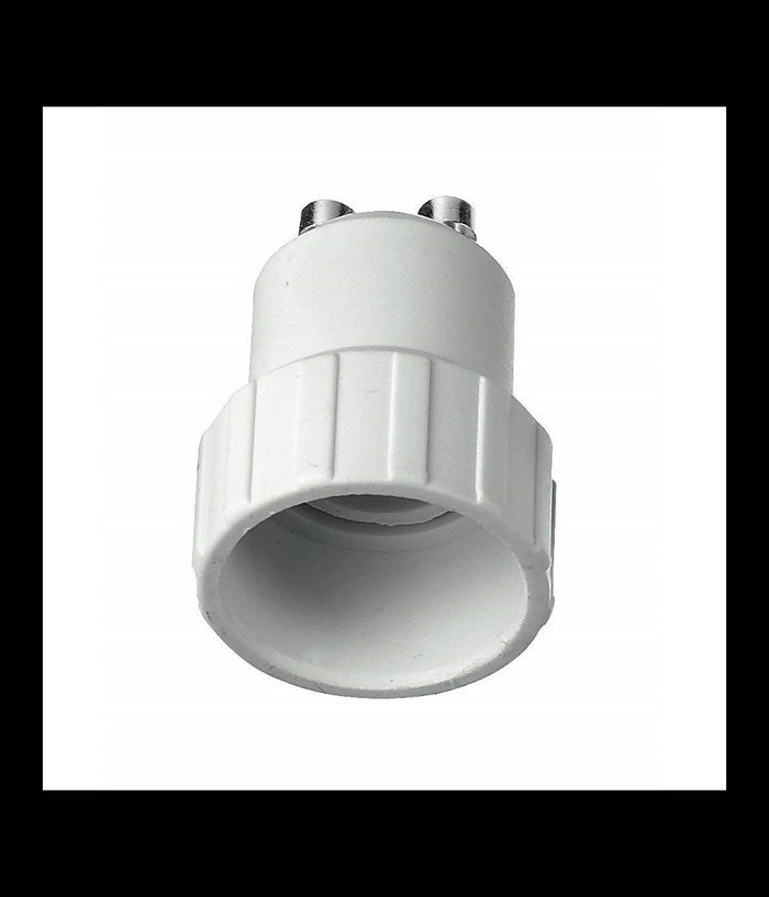 Adattatore Convertitore Porta Lampade Da Gu10 A E14 Per Lampadina Spinotto Attacco A Vite         