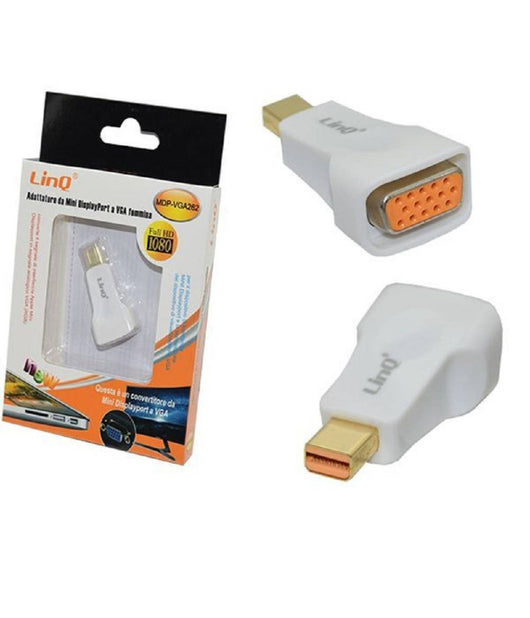 Adattatore Da Mini Displayport Maschio A Vga Femmina Convertitore 1080p Mdp-vga262         