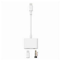 Adattatore Lightning Jack 3.5mm Ricarica Bluetooth Ipod Ipad Maxtech Ad-ip02         