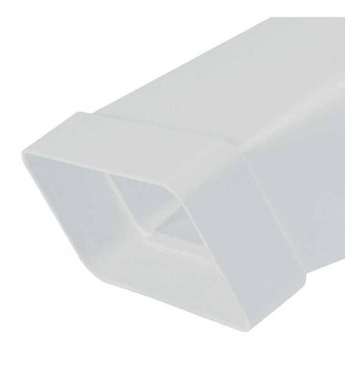 Raccordo a t rettangolare tondo 55x110-100 bianco per cappe cod 77753