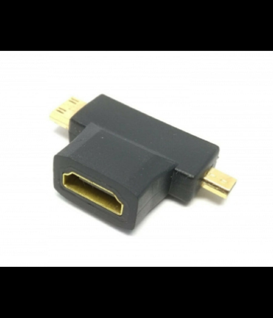 Adattatore Video Convertire Spina Hdmi Femmina A Mini E Micro Hdmi Maschio Hf-103         