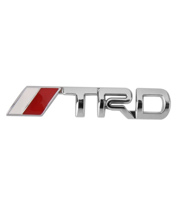 Adesivo Decorazione 3d In Metallo Cromato Per Auto Figura Stemma Trd Sticker         