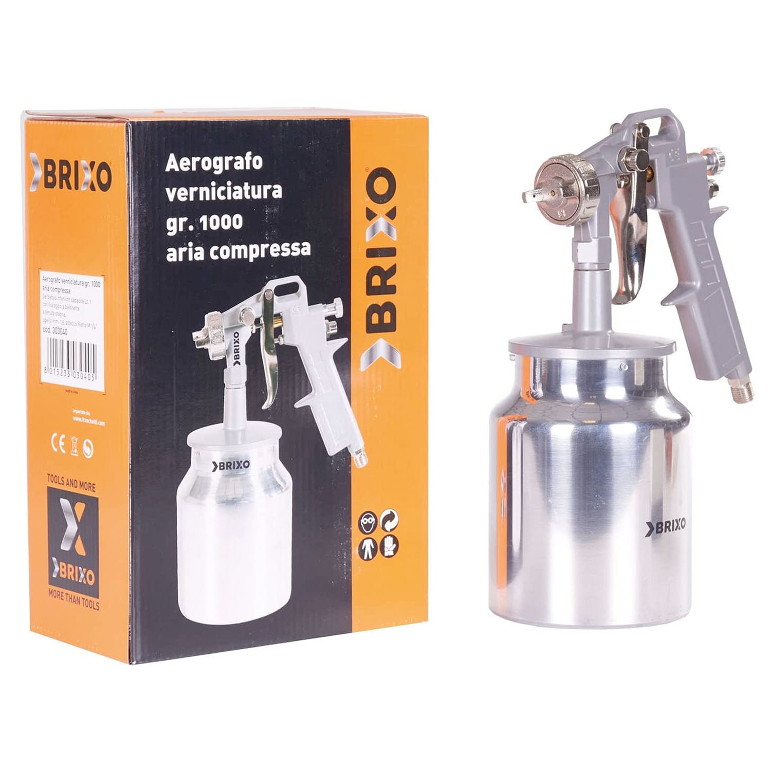 AEROGRAFO BRIXO INFERIORE UGELLO 1,5 MM