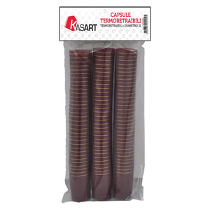 cf capsule termoretraibili per bottiglie spumante bordeaux - Ã¸33 x h 55 mm 8026994nlm