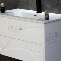 Mobile bagno moderno sospeso - 90x46