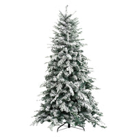 Albero Di Natale Innevato 'Alaska', Taglia: H.240 Cm - Base 154 Cm / 2436 Rami