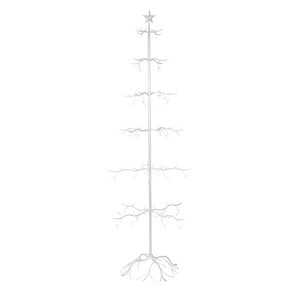 Albero di natale metallo bianco cm 73x73h200