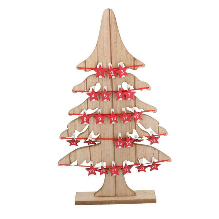 Albero legno naturale con portamemo cm 29x5h49