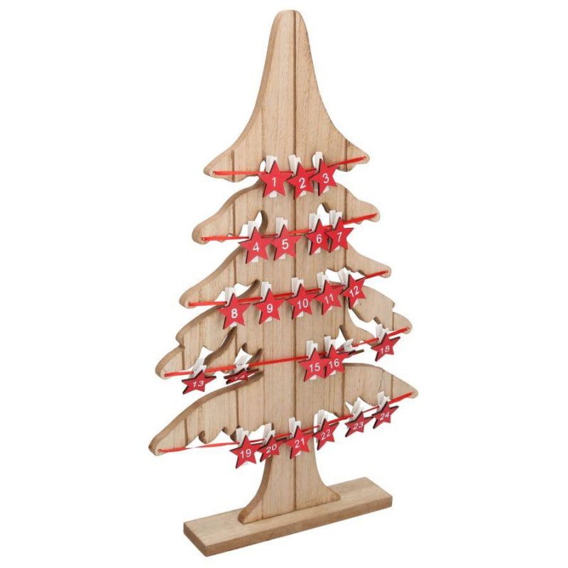 Albero legno naturale con portamemo cm 29x5h49