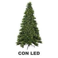 Albero monte Durando verde 2093 rami 620 LED cm ø132h240