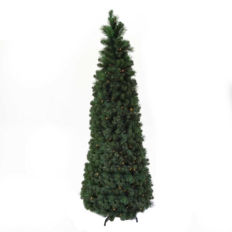 Albero pieghevole verde 1013 rami 200 led cm ø81,5h210