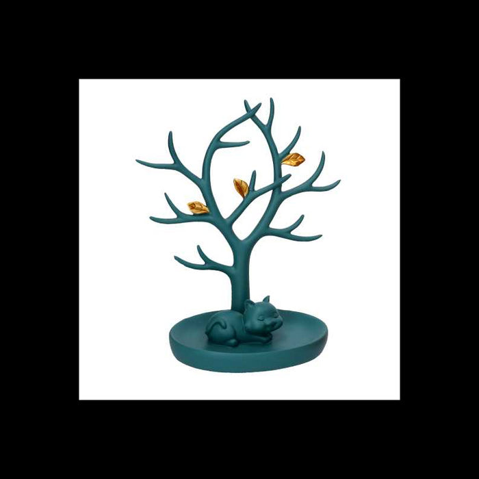 Albero resina espositore blu cm19x11h22,5