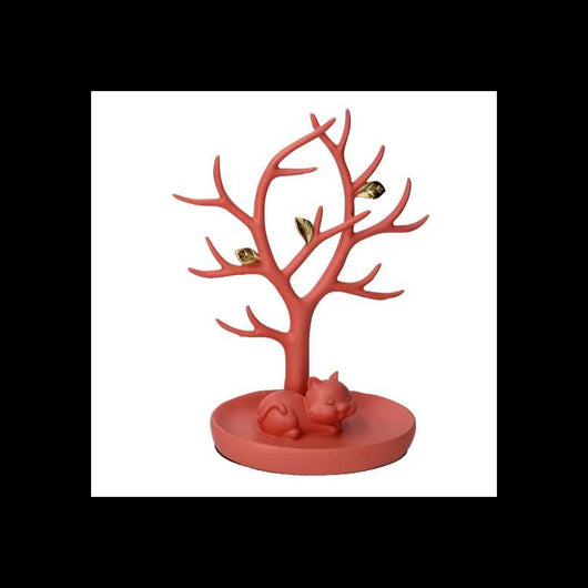 Albero resina espositore rosa cm19x11h22,5