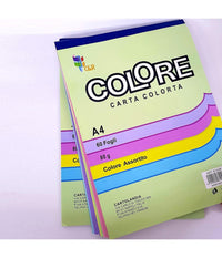 Album Block Notes 60 Fogli Carta Colorata Colori A4 Album Fogli Scuola Ufficio         