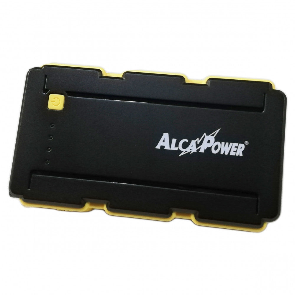 Alca power avviatore di emergenza 12v per auto e moto con batteria