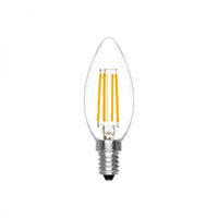 Alca power lampada ad oliva a led da 4w 450lm 4000k e14