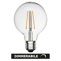 Alca power lampada globo g125 dimmerabile a led da 10w 2700k e27 1400lm