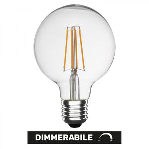 Alca power lampada globo g125 dimmerabile a led da 10w 4000k e27 1400lm