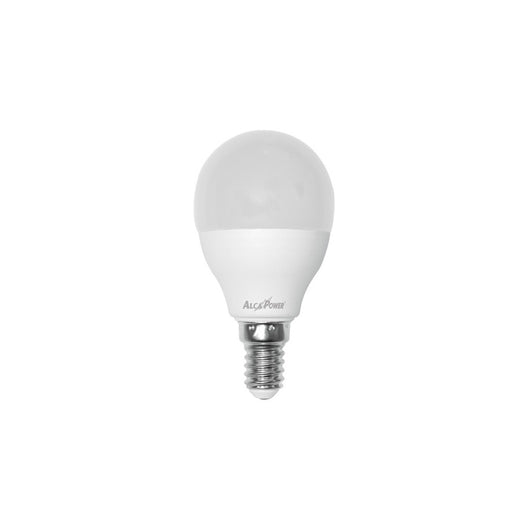 Alca power lampada mini sfera a led da 8w e14 750lm, scegli il tipo di luce  bianco naturale