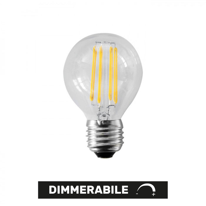 Alca power lampada mini sfera dimmerabile a led da 5w 550lm 4000k e27