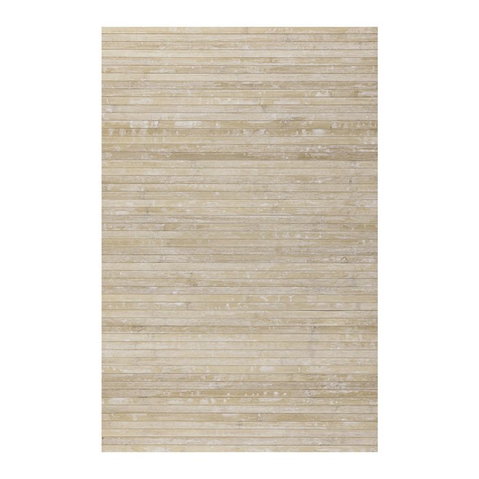 Tappeto In Bambù Naturale, Antiscivolo Beige 60x 90 cm