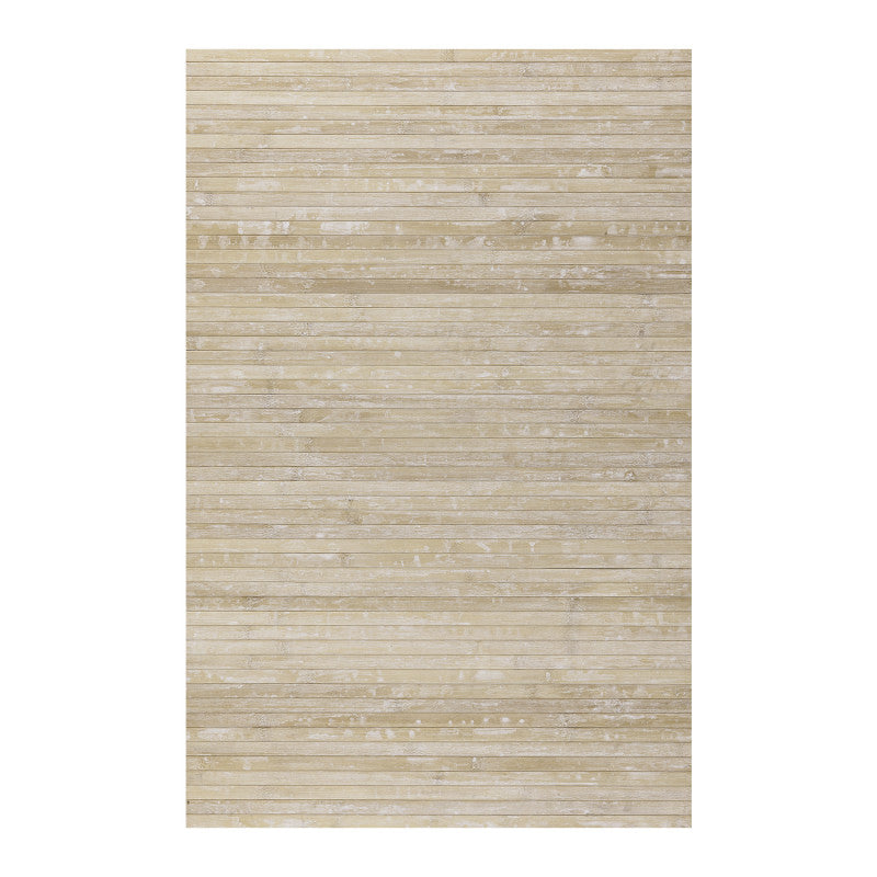 Tappeto In Bambù Naturale, Antiscivolo Beige 60x 90 cm