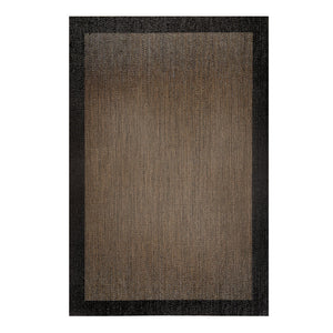 Tappeto Vinile Deblon in PVC Antiscivolo e Resistente, per interni ed esterni. Bronzo-Nero 80x150 cm