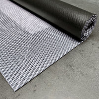 Tappeto Vinile Deblon in PVC Antiscivolo e Resistente, per interni ed esterni. Grigiochiaro 160x230 cm