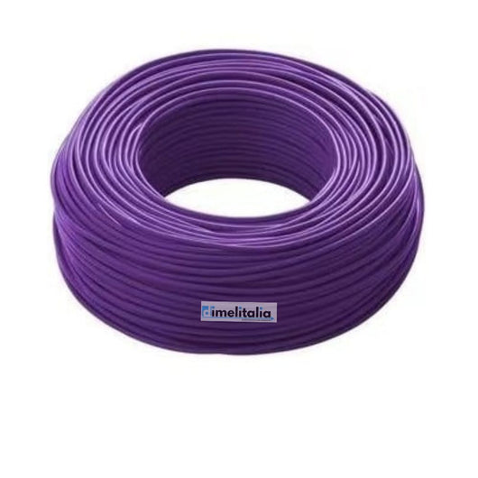 Cavo elettrico cordina unifilare unipolare fs17 rotolo metri 25 colore viola, sezione conduttore 1,5 mmq