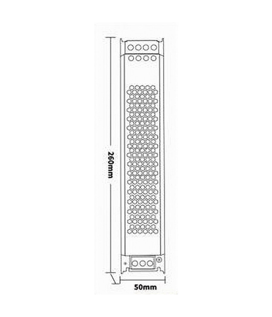 Alimentatore Slim Metallico Stabilizzato 200 Watt Dc 12v 2 Uscite Fhyla200w12v         