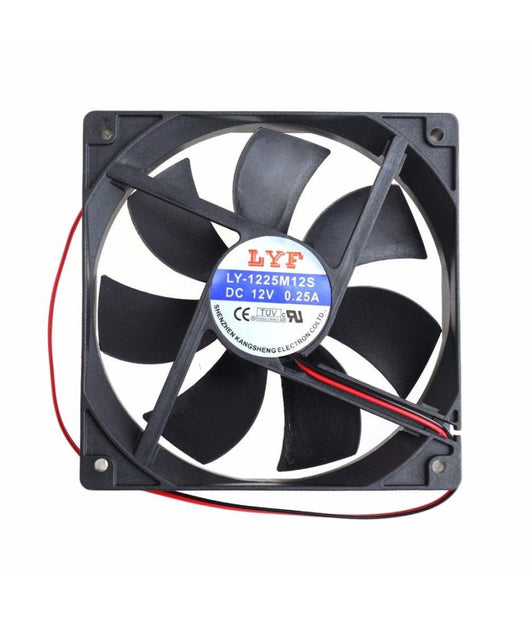 Ventola Pc 120mm X 25mm Pc Chassis Case Fan 12v / 0.25a 1200rpm 60cfm         