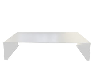 Supporto per Monitor pc da Scrivania salvaspazio DeskUp + Portadocumenti - cm 78x15h - Colore: Bianco - PFM734-48\B