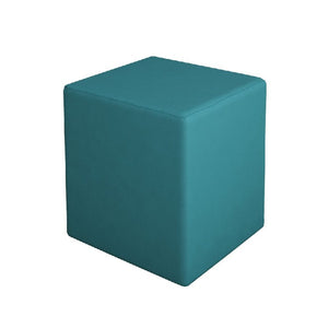 Pouf Milena, Azzurro, Truciolare Melaminico, 34x34x37 cm, EPIKASA