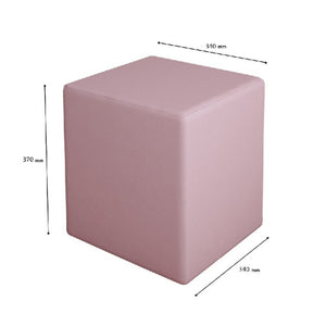 Pouf Milena, Rosa, Truciolare Melaminico, 34x34x37 cm, EPIKASA