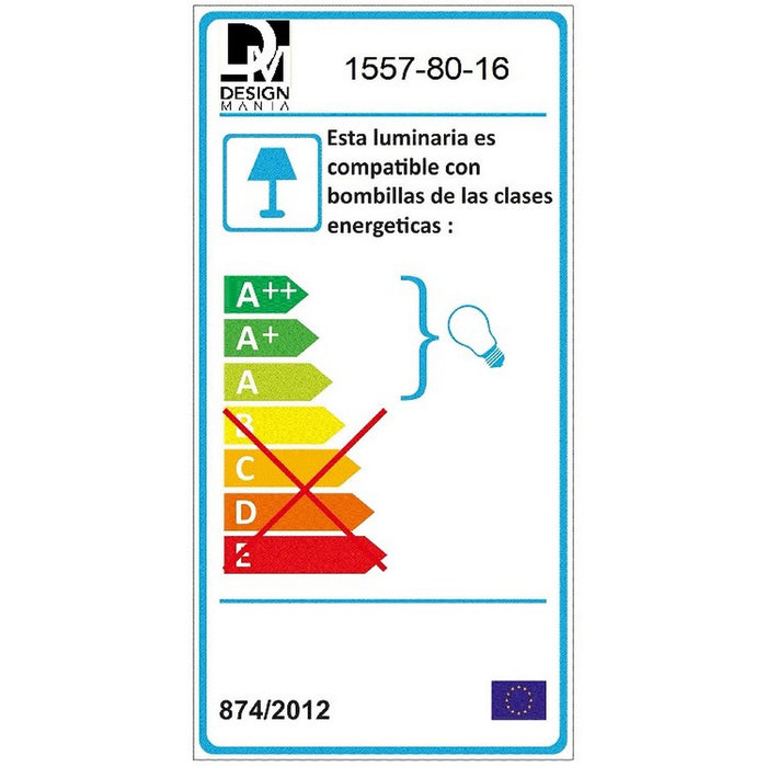 Lampada a Soffitto Benevento, Oro, Metallo, 76,5x76,5x36,5 cm, EPIKASA