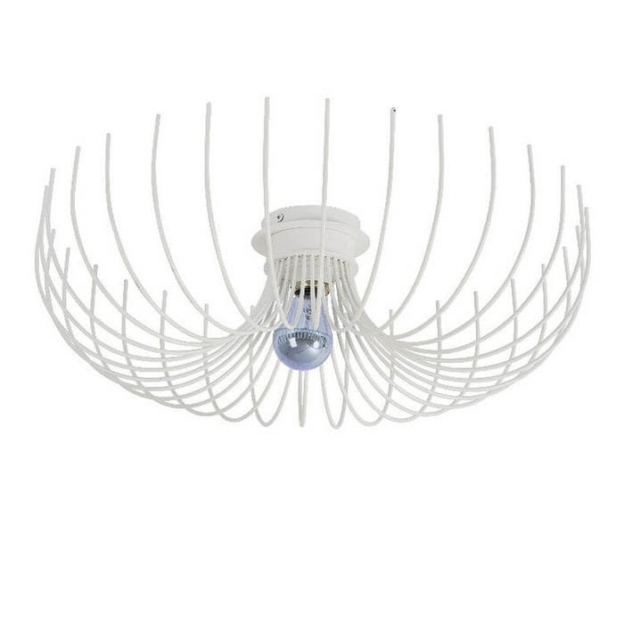 Lampada a Soffitto Carrara, Bianco, Metallo, 56x56x16 cm, EPIKASA