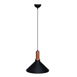 Lampada a Sospensione Firenze, Nero, Metallo, 32x32x80 cm, EPIKASA