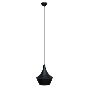 Lampada a Sospensione Firenze, Nero, Metallo, 25x25x80 cm, EPIKASA