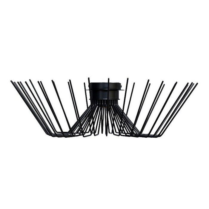 Lampada a Soffitto Matera, Nero, Metallo, 55x55x16 cm, EPIKASA