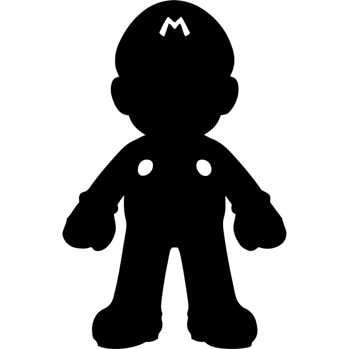 Decorazione in Metallo Super Mario 3, Nero, Metallo, 35x1,5x55 cm, EPIKASA