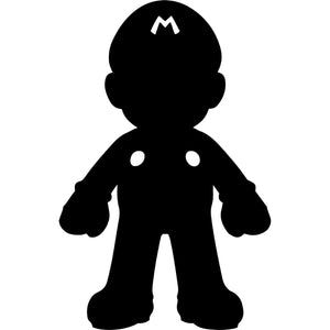 Decorazione in Metallo Super Mario 3, Nero, Metallo, 35x1,5x55 cm, EPIKASA