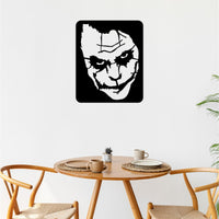 Decorazione in Metallo Joker, Nero, Metallo, 58x1,5x70 cm, EPIKASA