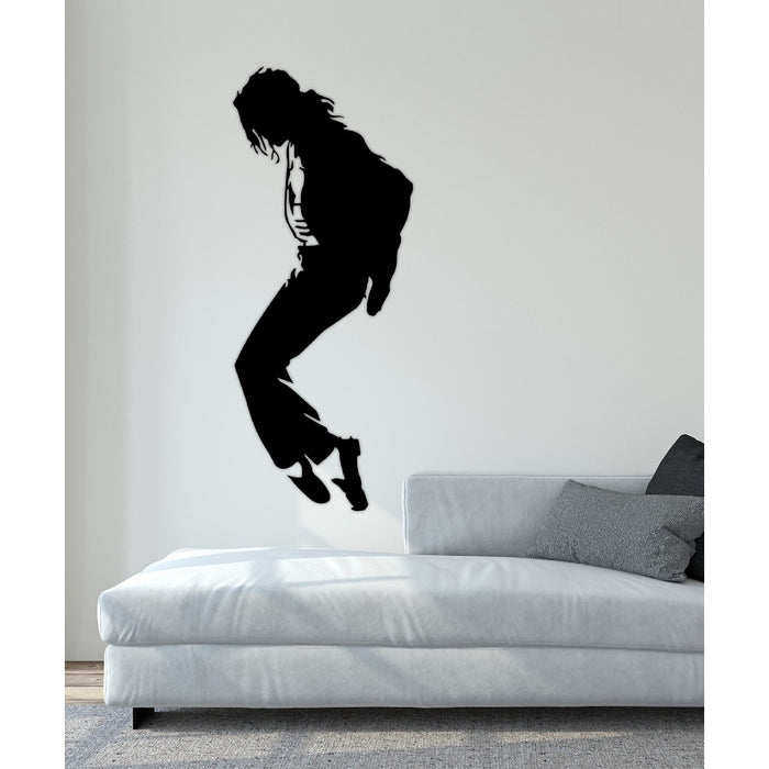 Decorazione in Metallo Micheal Jackson 2, Nero, Metallo, 41x1,5x102 cm, EPIKASA