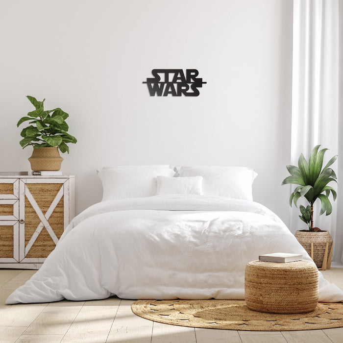 Decorazione in Metallo Star Wars, Nero, Metallo, 50x1,5x21 cm, EPIKASA