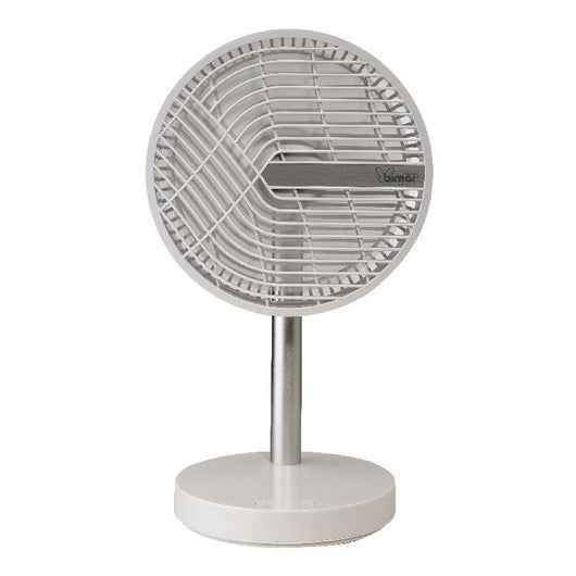 Ventilatore da Tavolo Ostro, Bianco, Plastica, 20,2x37,8x19,8 cm, BIMAR