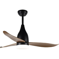 Ventilatore da Soffitto Garigliano, Marrone, ABS, 117x51x117 cm, BIMAR