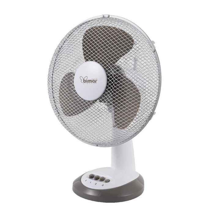 Ventilatore da Tavolo Cecia, Grigio, Plastica, 34,8x48x27,2 cm, BIMAR