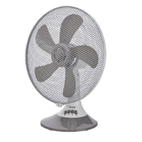 Ventilatore da Tavolo Traversone, Grigio, Plastica, 36x48x25 cm, BIMAR